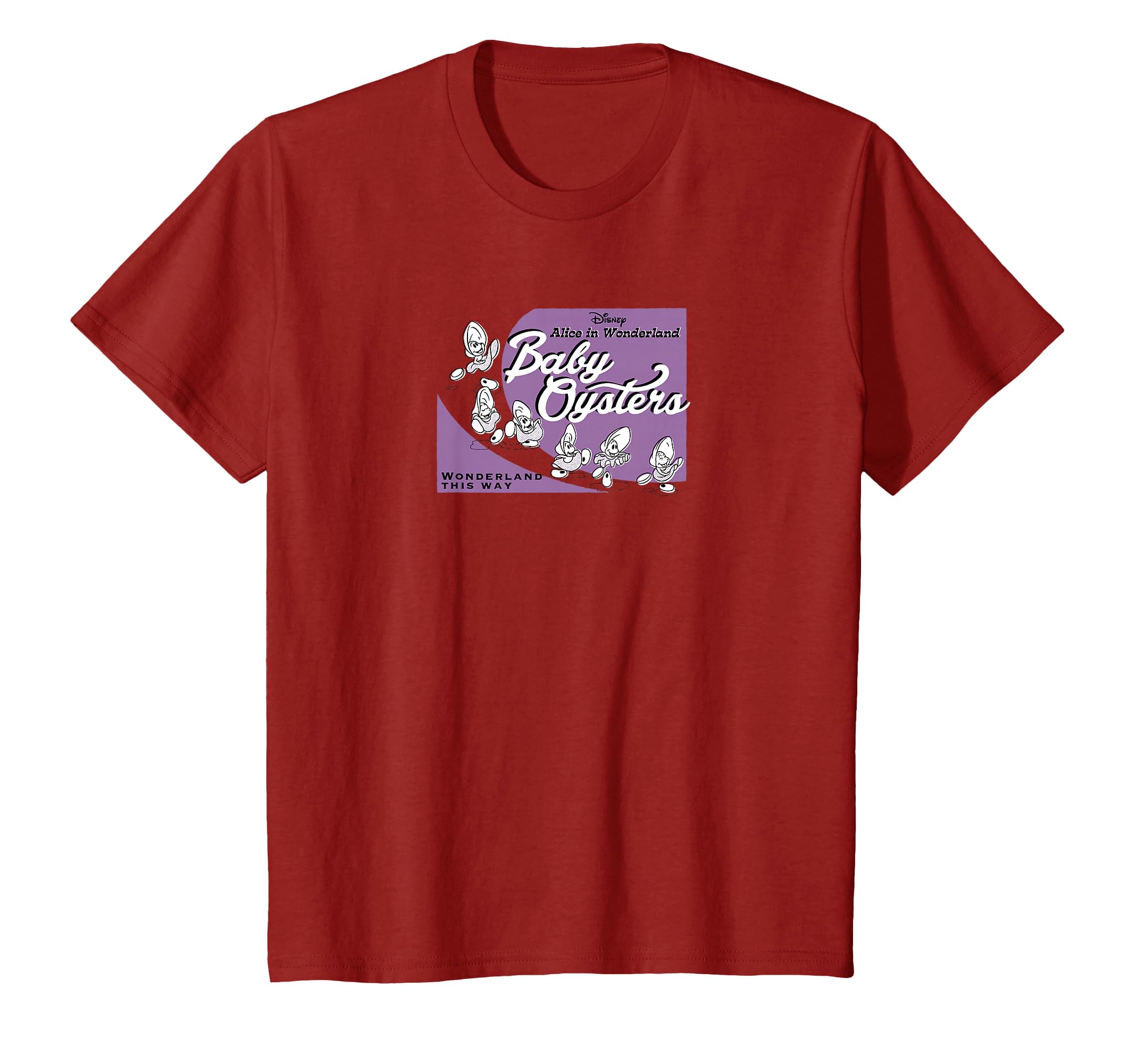 Amazon | ふしぎの国のアリス ヤングオイスター Tシャツ | Tシャツ
